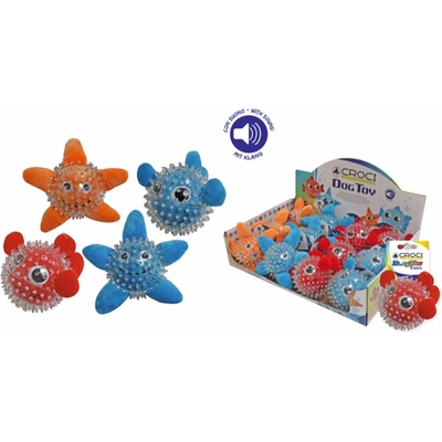 Croci Seaside Dog Toy - Кучешка играчка морски видове 9 см -гумена