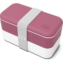 MonBento svačinový box Original Blush bordo