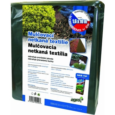 Jutabond netkaná mulčovacia textília čierna 1,6x10m