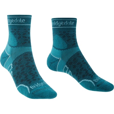 Bridgedale dámske běžecké ponožky Trail Run Lightweight T2 merino Sport Crew Womens Teal