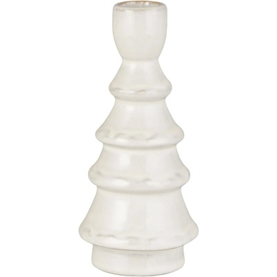 Porcelánový svícen Ib Laursen V.16 cm bílý