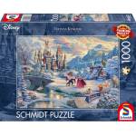 Schmidt Spiele Пъзел Schmidt от 1000 части - Красавицата и звяра (59671)