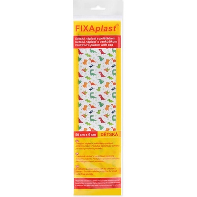 Fixaplast náplast dětská s polšt 0,5 m x 6 cm
