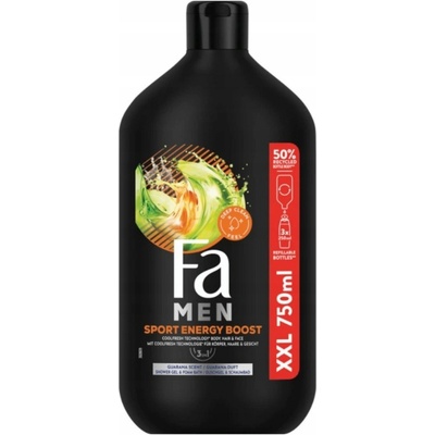 Fa Men Xtreme Sport Energy Boost sprchový gel na mytí těla a vlasů pro muže 750 ml