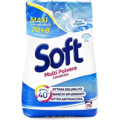 Soft Multi Polvere Lavatrice prací prášek na bílé prádlo 78 PD 3,9 kg