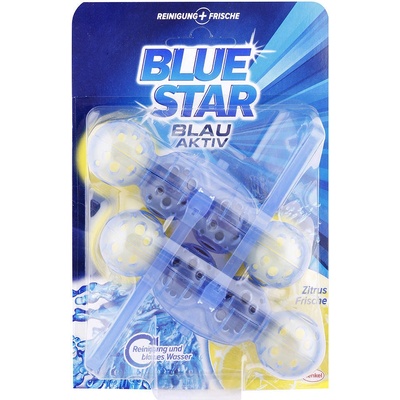 Blue Star Blau Aktiv závesný čistič citrusová sviežosť WC 2 x 50 g