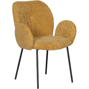 Carmen Трапезен стол oliver - златен 68 (3532414) - tierradesign