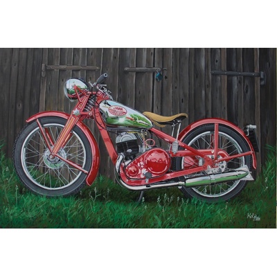 Obraz - Jawa 250 - special (plátno 120x80 cm)