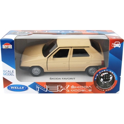 WELLY MODELY 1:34-39 Škoda Favorit