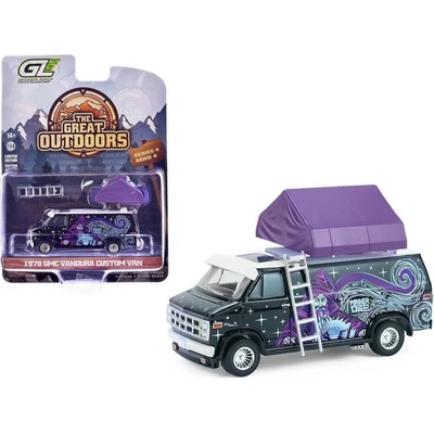 GreenLight GMC Vandura Custom Van se střešním stanem 1978 1:64