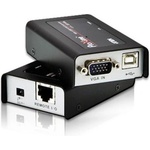 ATEN KVM екстендър ATEN CE100, от USB B(ж) HDB-15(VGA)(м) към 2x USB A(ж) HDB-15(VGA)(ж), разстояния до 100m (CE100)