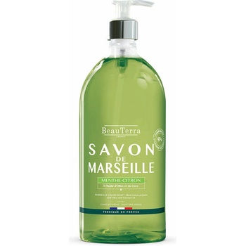 Beauterra Marseillské tekuté mydlo mäta a citrón 1 l