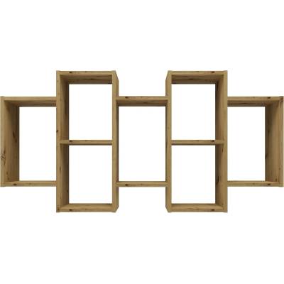 Topeshop Висяща библиотека Bilbao 7.0 Стенни рафтове Oak Artisan (BILBAO 7.0 ART)