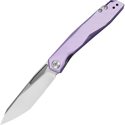 WIXCO FENIX N690 Satin with Purple Aluminum handle Linrelock WX21-A
