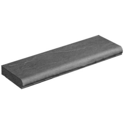 Bazénový lem Presbeton Borneo průběžný 595x220x55/47 mm reliéfní černý