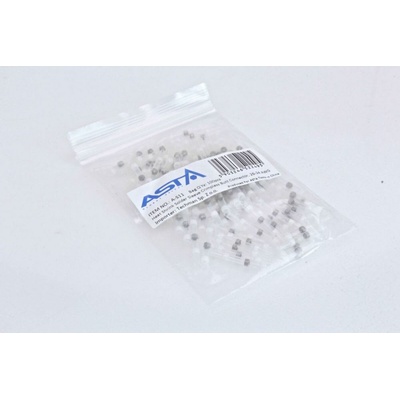 Smršťovací hadičky s cínem, 1.7 x 26 mm, 26-24 AWG, balení 100 ks - ASTA