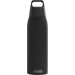 SIGG - Insulated drinking bottle - Thermos bottle Shield Therm One Black carbonated drinks - Leak-proof - Dishwasher safe - BPA-free - 90% recycled stainless steel - Black - 1L - 6052.90 (6052.90)