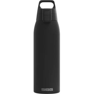 SIGG - Insulated drinking bottle - Thermos bottle Shield Therm One Black carbonated drinks - Leak-proof - Dishwasher safe - BPA-free - 90% recycled stainless steel - Black - 1L - 6052.90 (6052.90)