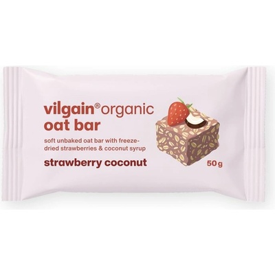 Vilgain Oat Bar BIO jahoda a kokos 12 x 50 g