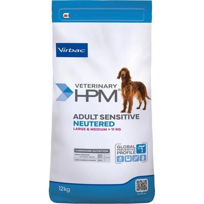 Virbac Veterinary HPM Adult Dog Neutered Large & Medium 2 x 12 kg