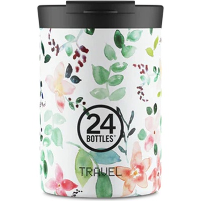 24Bottles nerezový termohrnek Travel Tumbler Little Buds 350 ml