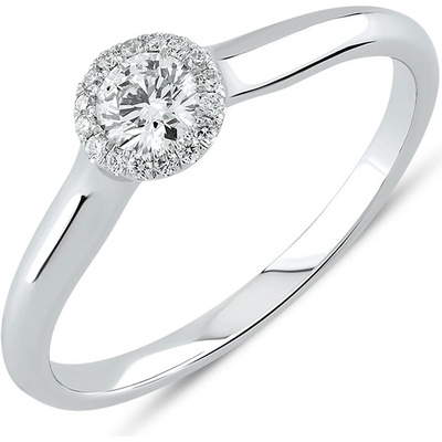 Lillian Vassago diamantový prsten z bílého zlata LLV59 DR010W