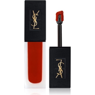 Yves Saint Laurent Tatouage Couture Velvet Cream vysoce pigmentovaná krémová rtěnka s matným efektem 211 Chili Incitement 6 ml