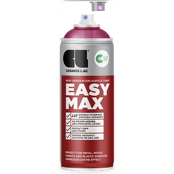 COSMOS LAC СПРЕЙ БОЯ cosmos easy 400мл 868 ral 4010 МАГЕНТА САТЕН (06447)