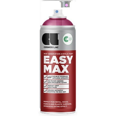COSMOS LAC СПРЕЙ БОЯ cosmos easy 400мл 868 ral 4010 МАГЕНТА САТЕН (06447)