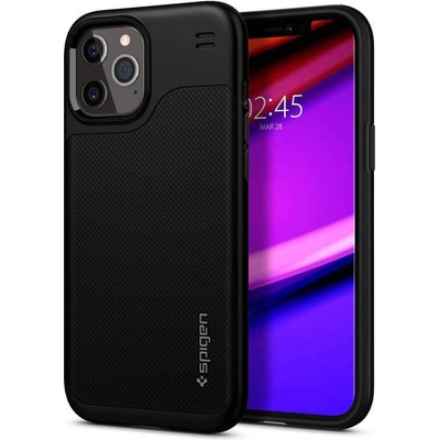 Spigen Hybrid NX Case - хибриден кейс с висока степен на защита за iPhone 12, iPhone 12 Pro (черен)