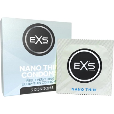 EXS Condoms Нано Тънък - ултра тънък презерватив (3бр)