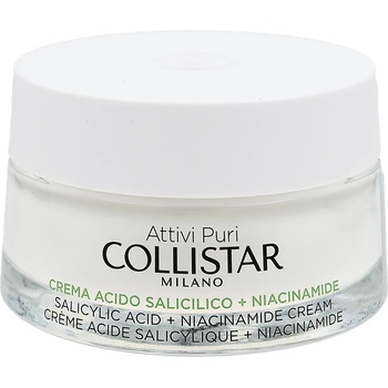 Collistar Attivi Puri Salicylic Acid + Niacinamide успокояващ крем със салицилова киселина 50 мл