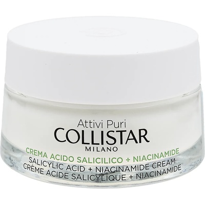 Collistar Attivi Puri Salicylic Acid + Niacinamide успокояващ крем със салицилова киселина 50 мл