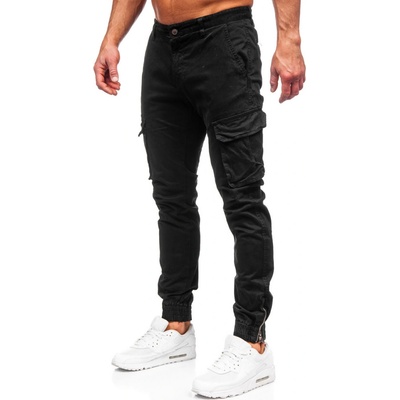 Bolf pánské textilní jogger kapsáče 77322 Černé