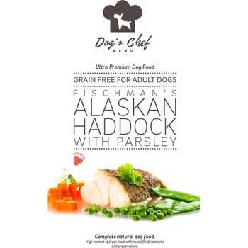 Dog's Chef Haddock & Salmon With Sweet Potato and Parsley Adult 12 kg