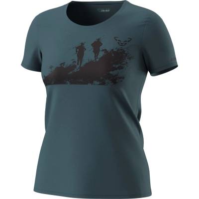 Dynafit Дамска тениска Dynafit Women's Graphic Co S/S Tee T-shirt - Cinder / Runners - размер 42 (EU) (916-6630-0315)
