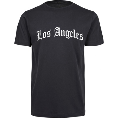 Mister Tee Тениска Los Angeles Wording Tee navy XXLUB-MT2505-00155 - Тъмносив, размер M