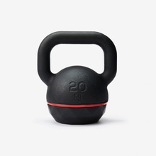 CORENGTH Kettlebell s gumovou základnou 20kg