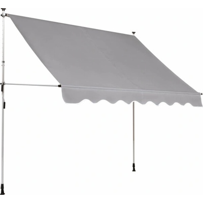 Sonstige Markýza s upínacími svorkami 2,5 m x 1,5 m stříbrošedá