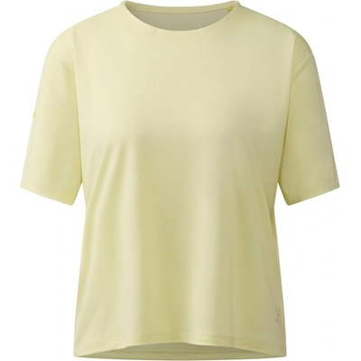 Haglöfs L.I.M Delta Crop Tee Women Yellow Rise Melange