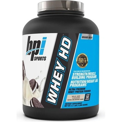 BPI Sports Whey-HD, 1850/1900 Grams