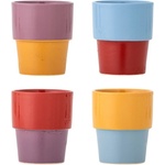Bloomingville Глинени чаши в комплект 4 бр. за капучино 150 ml Ewan - Bloomingville (82063559)