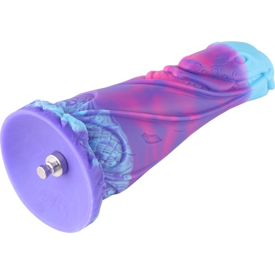 HISMITH HSA139 Soft Silicone Dildo KlicLok 19cm Purple