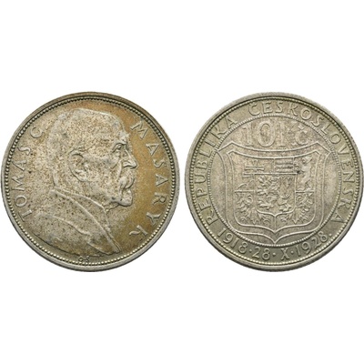 Československo - 10 Korun 1928 (Czechoslovakia - 10 Korun 1928)