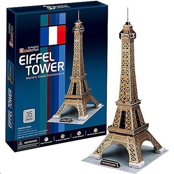 CubicFun Пъзел 3D Cubicfun Turnul Eiffel, 35 части (C044H) (C044H)