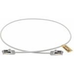 Conneu Пач корда, SF/UTP, кат. 5e LSZH CCA, сива, 0.5m (3-7551201-0.5)