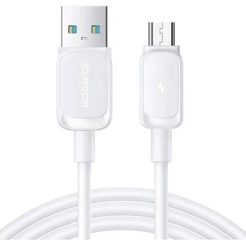 JOYROOM Кабел Joyroom S-AM018A14, USB към MicroUSB, 2.4A, 2m, бял (S-AM018A14 2m-White)