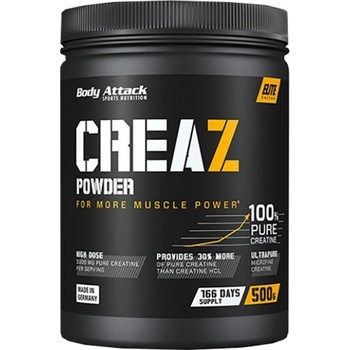 Image 1 of Body Attack Sports Nutrition CreaZ Powder | Creatine Matrix for More Muscle Power [500 грама]