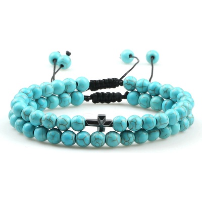 Predator Q1 Firwood – pánské náramky, modrá, sada 2 kusy modrá pánské náramky Predator Q1 24