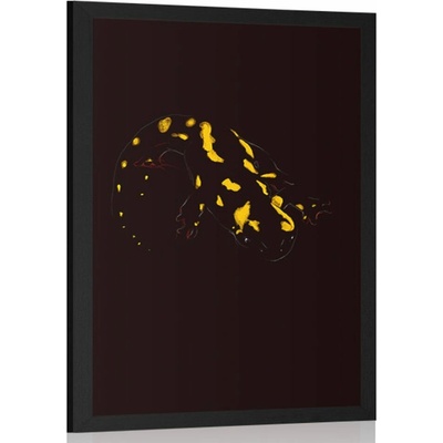 Plakát zářící salamandra - 40x60 no frame